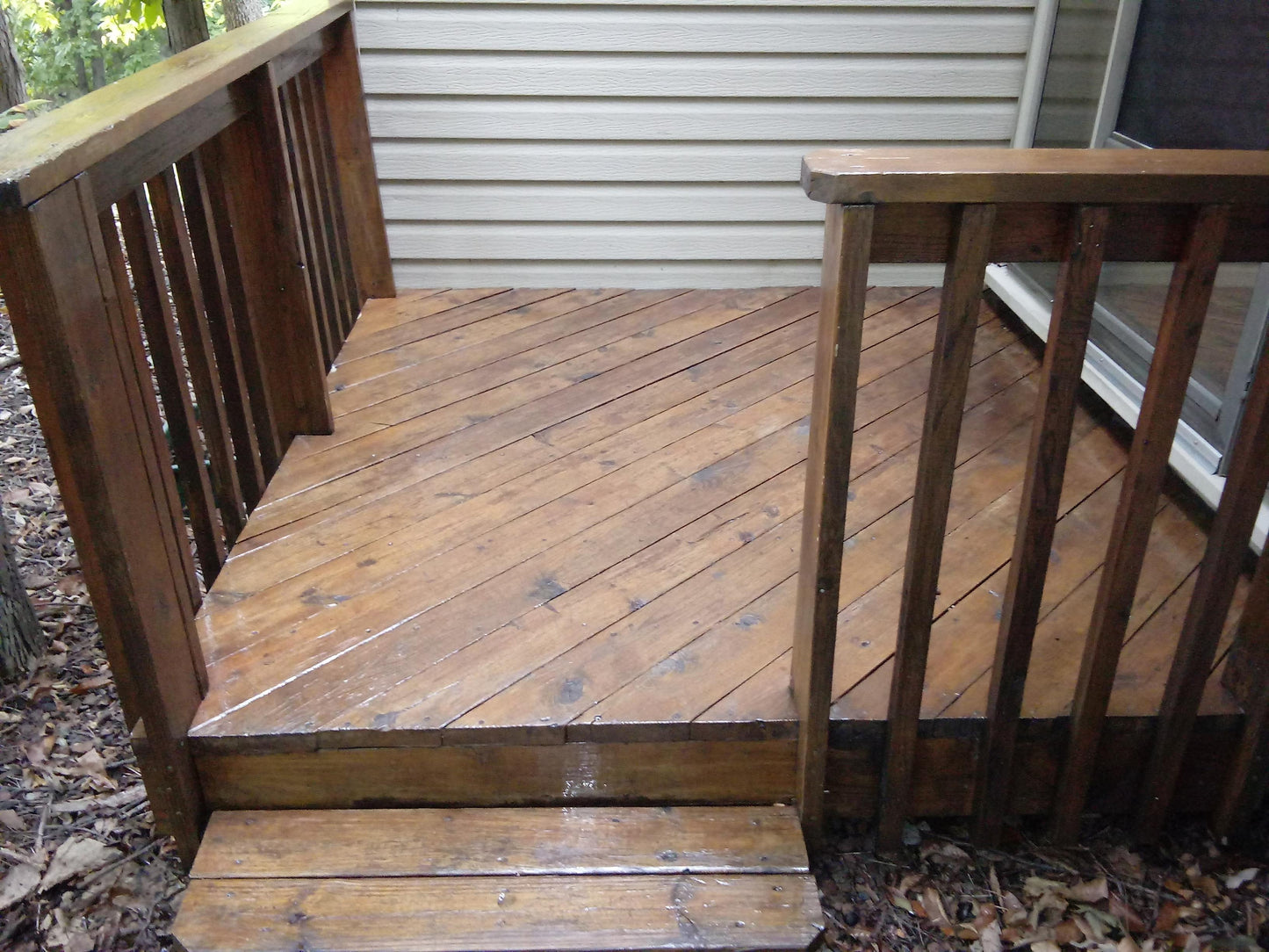Deck Staining Magic!