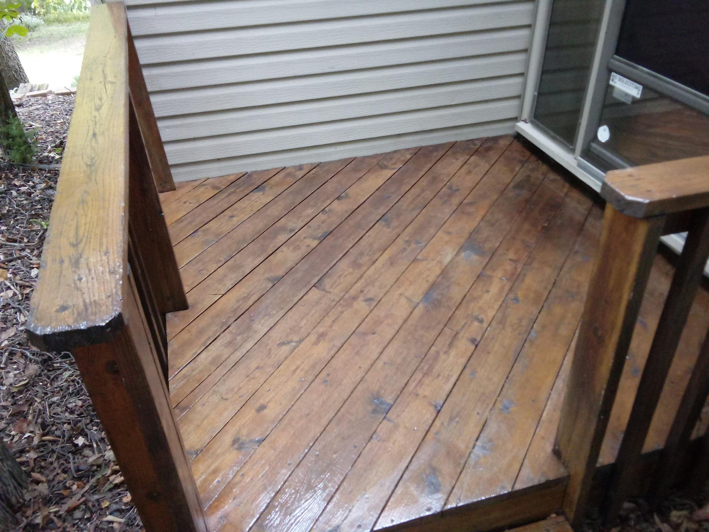 Deck Staining Magic!