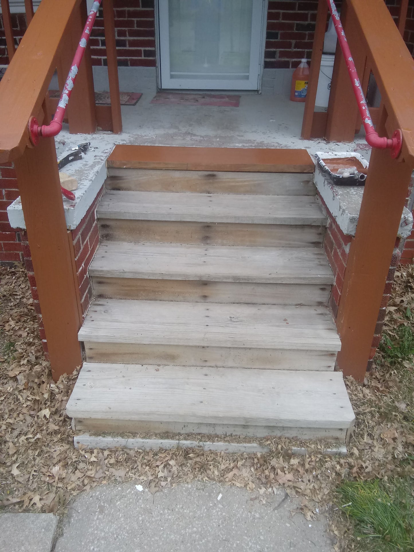 Reviving curb appeal, one step at a time!